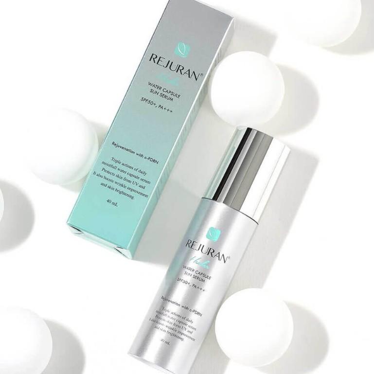 Сонцезахисна сироватка з гідрокапсулами Rejuran Water Capsule Sun Serum SPF 50+ PA+++, 40 мл