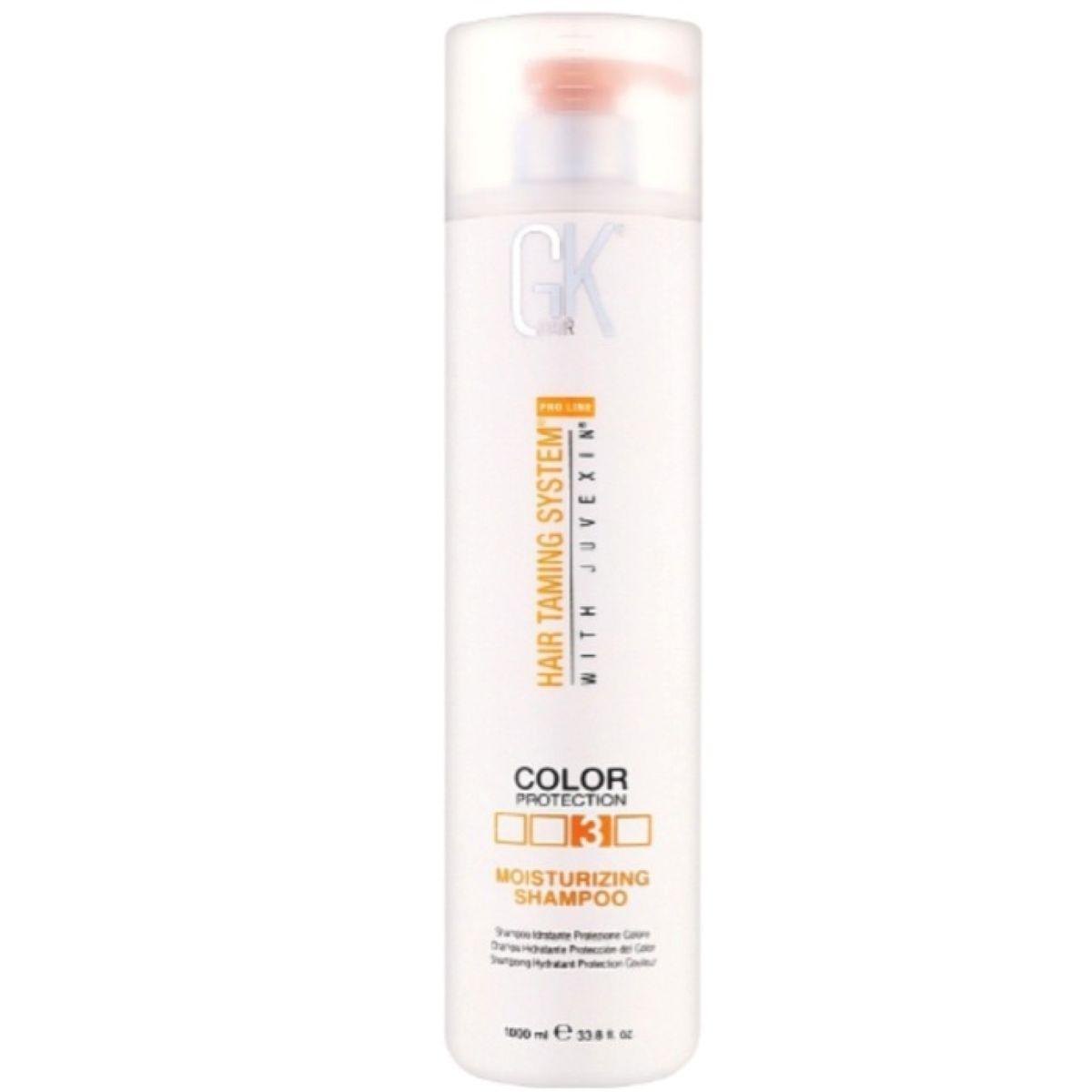 Зволожувальний шампунь-фіксатор кольору для фарбованого волосся GKhair Color Protection Moisturizing Shampoo, 100 мл