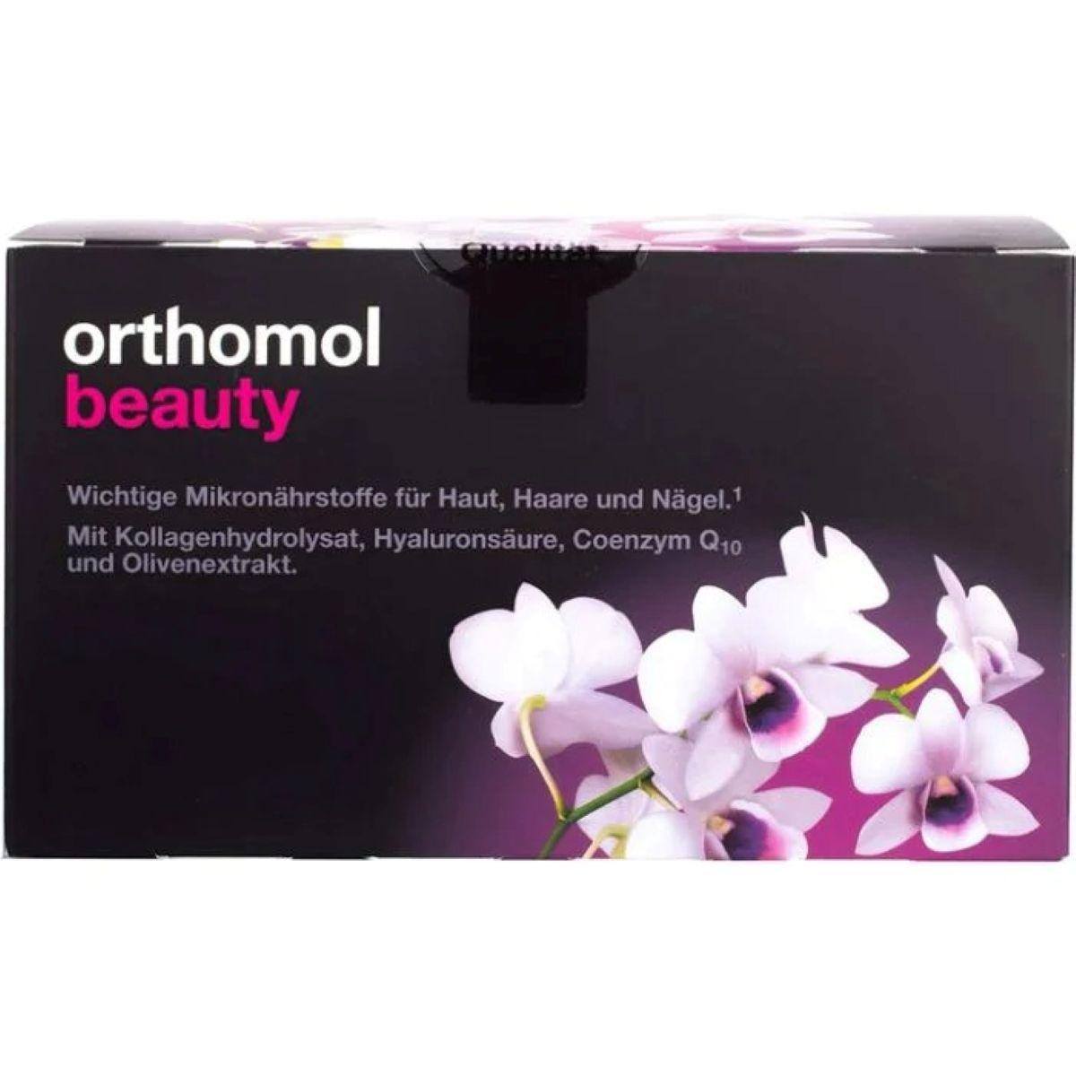 Orthomol Beauty Refill new Питна пляшечка для покращення стану шкіри, нігтів і волосся, розчин №30, 30 днів