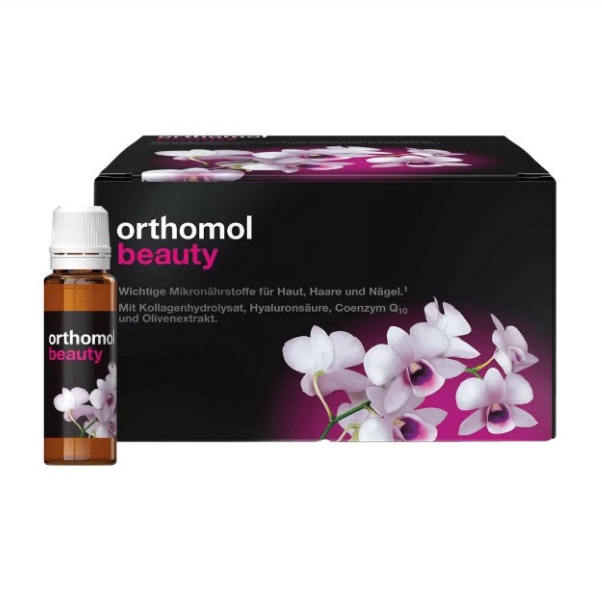 Orthomol Beauty Refill new Питна пляшечка для покращення стану шкіри, нігтів і волосся, розчин №30, 30 днів