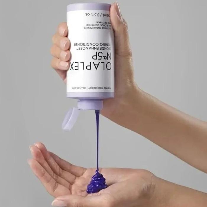 Тонувальний кондиціонер для волосся «Магія Блонда» Olaplex №5P Blonde Enhancer Toning Conditioner, 250 мл
