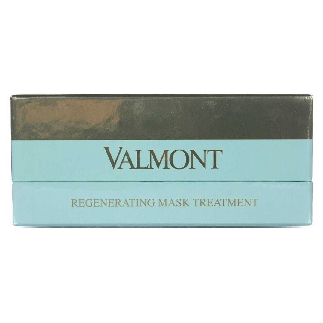 Відновлювальна колагенова маска для обличчя Valmont Regenerating Mask Treatment, 5 аркушів + 50 мл спрей