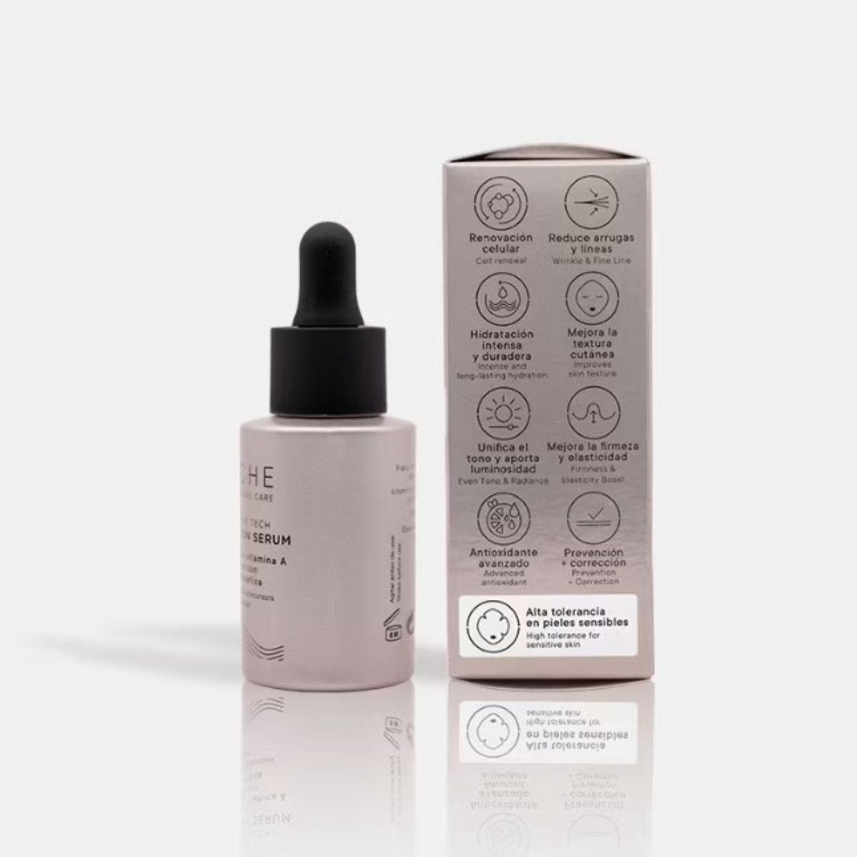 Нічна омолоджуюча сироватка з ретиналем та пептидами міді ATACHE Triple Action Serum Retinal Copper Tech, 30 мл