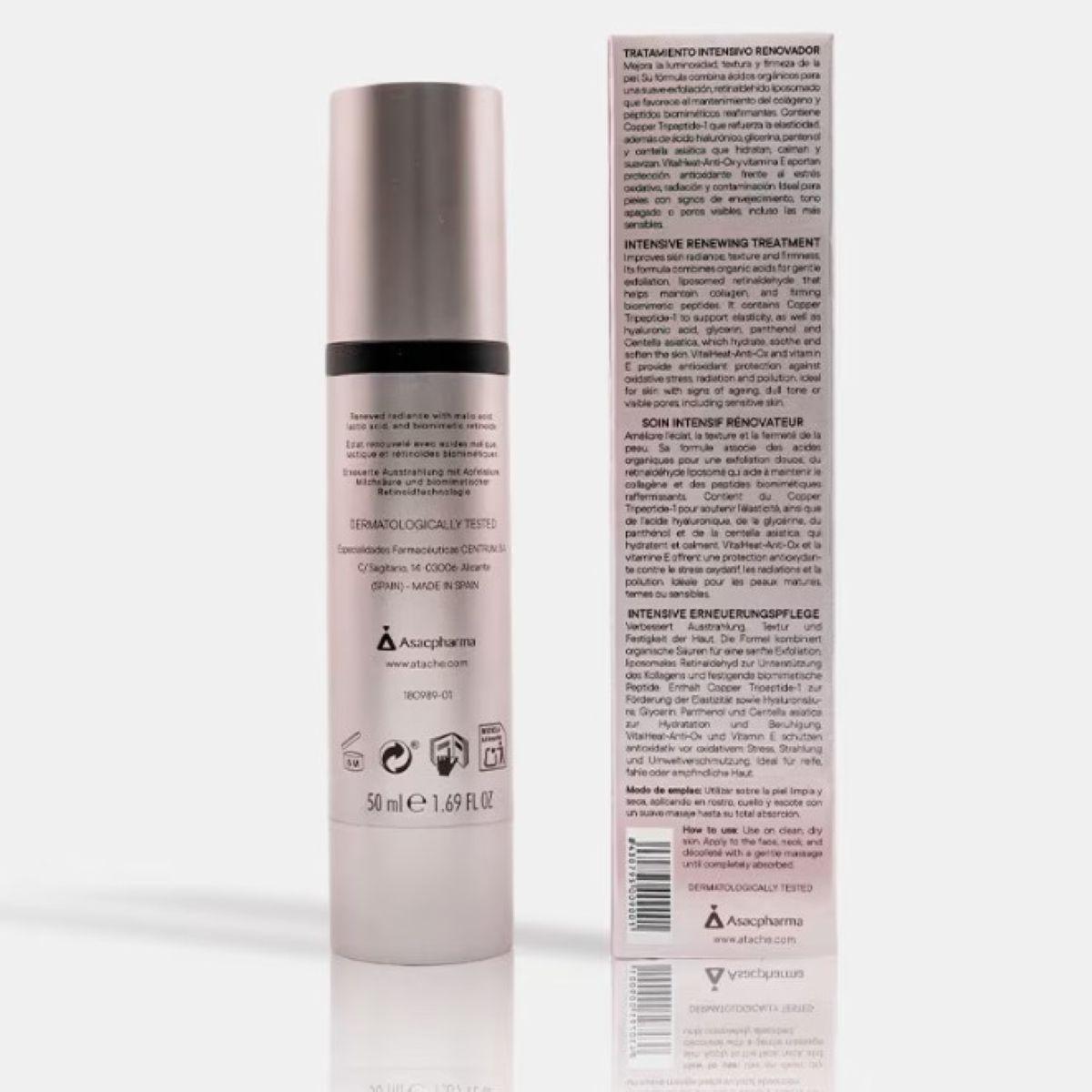 Нічний крем прогресивного оновлення з ретиналем та AHA-кислотами ATACHE Pro-Acid Complex Cream Retinal Copper Tech, 50 мл