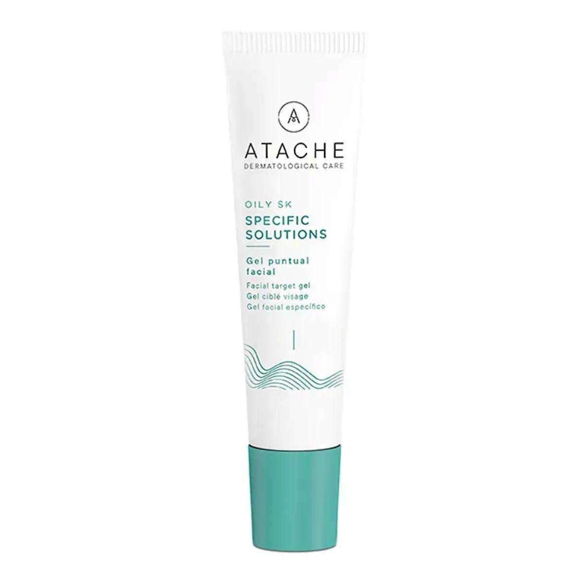 ATACHE Oily Skin Specific Solution - Гель локальної дії для боротьби з недосконалостями шкіри: висипання, сліди пост-акне, 15 мл