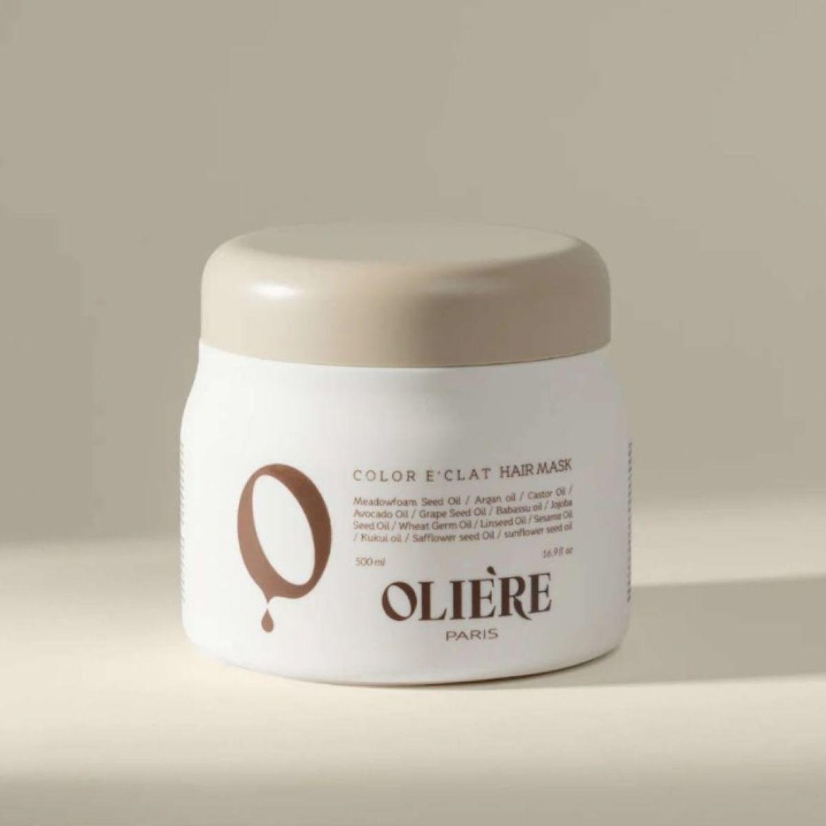 Маска для збереження кольору фарбованого волосся OLIE'RE PARIS Color E'Clat, 500 мл