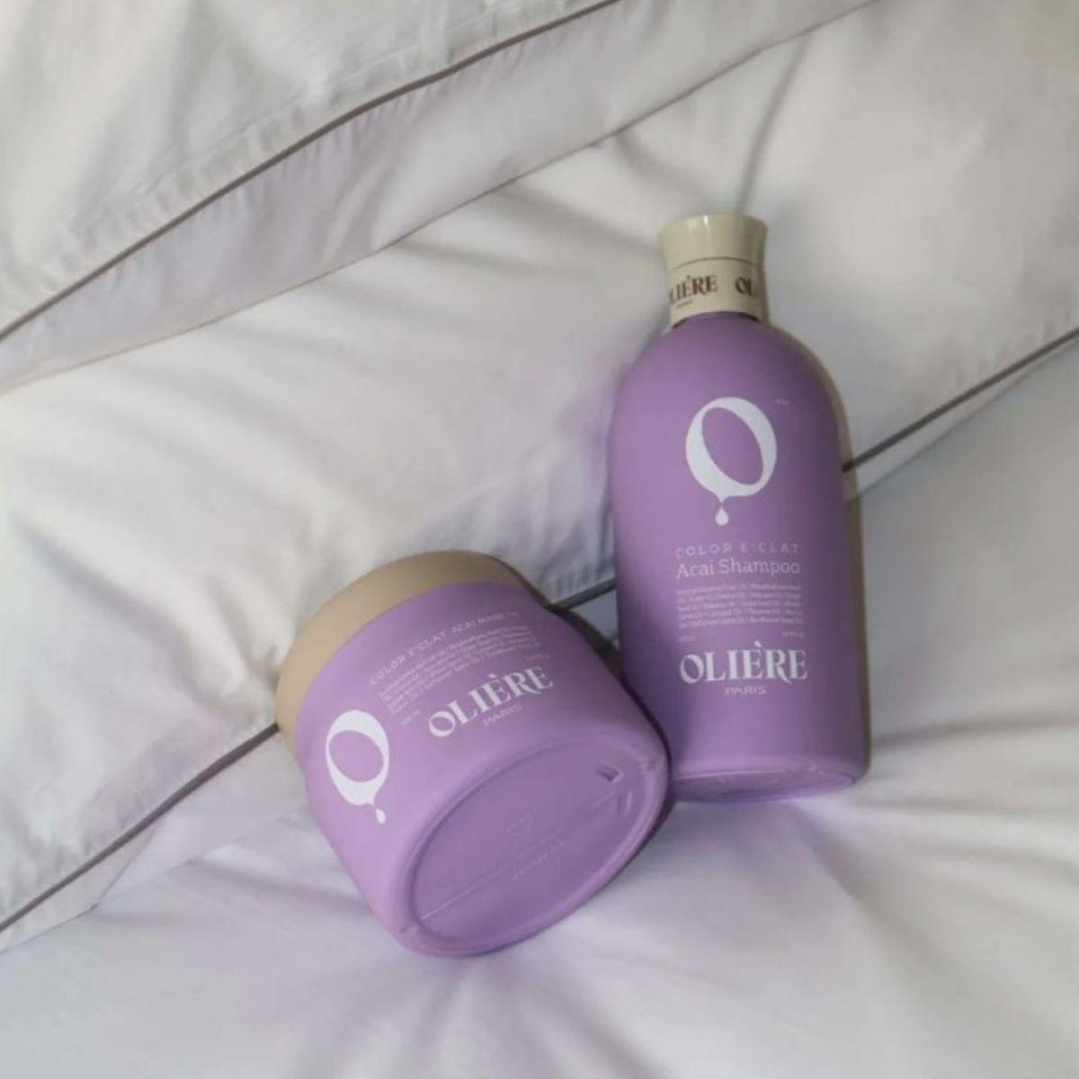 Маска для усунення жовтих та помаранчевих відтінків OLIE'RE PARIS Color E'Clat Acai, 500 мл