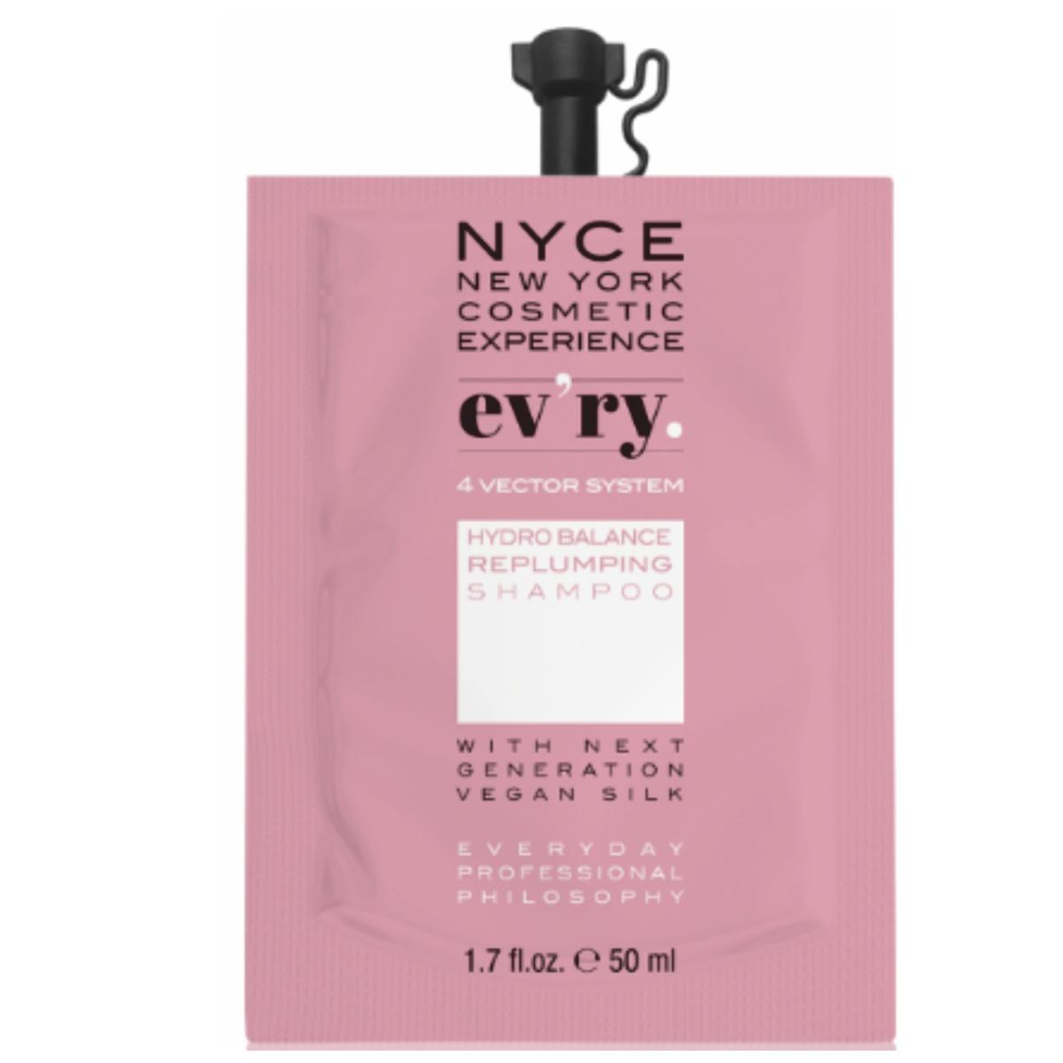 Шампунь для сухої шкіри голови NYCE Ev'ry Hydro Balance Replumping Shampoo, 50 мл