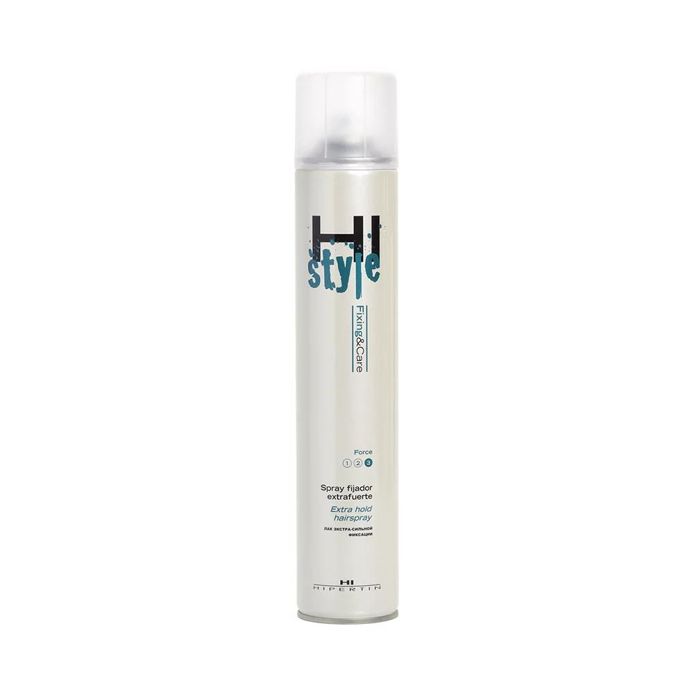 Лак для укладання волосся екстра-сильної фіксації Hairspray Extra Strong Hold 3 Hipertin, 650 мл