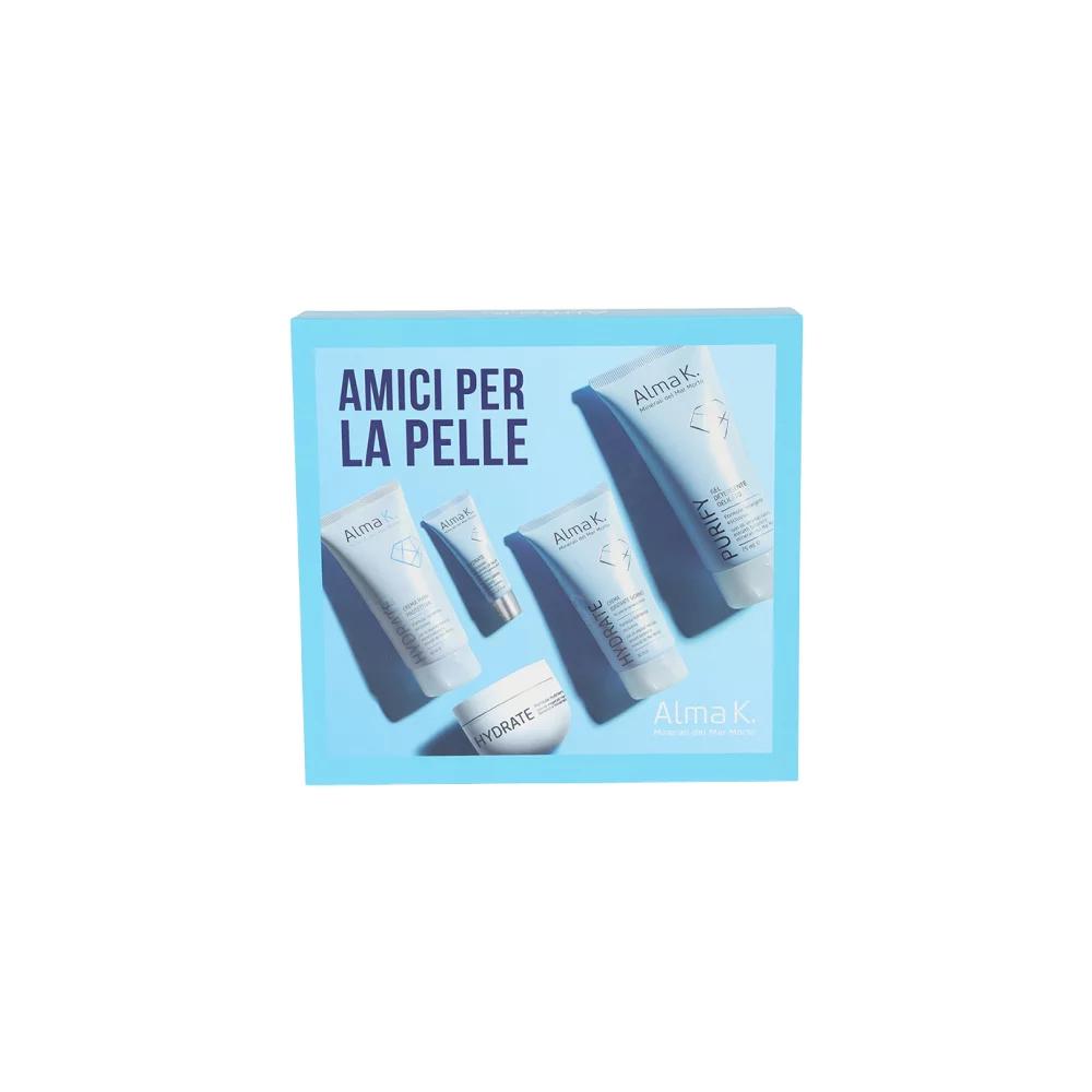 Набір для догляду за шкірою Skin Besties Alma K, (50 мл/40 мл/8 мл/30 мл/75 мл)