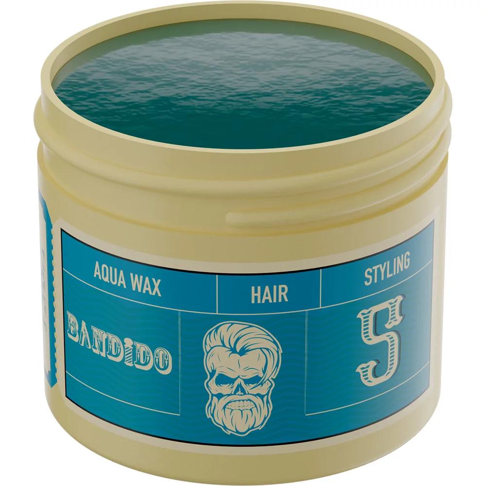Віск для укладки волосся на водній основі середньої фіксації Aqua Wax 5 Меdium Blue Bandido, 125 мл