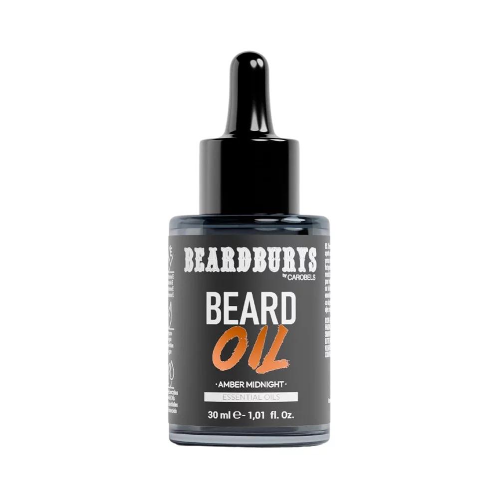 Олія-сироватка для бороди з ефірними оліями Amber Midnight Beardburys, 30 мл