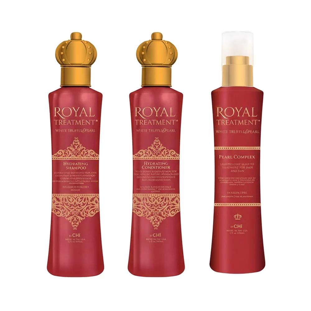 Набір для зволоження волосся Hydrating Royal Treatment CHI, (355 мл/355 мл/118 мл)