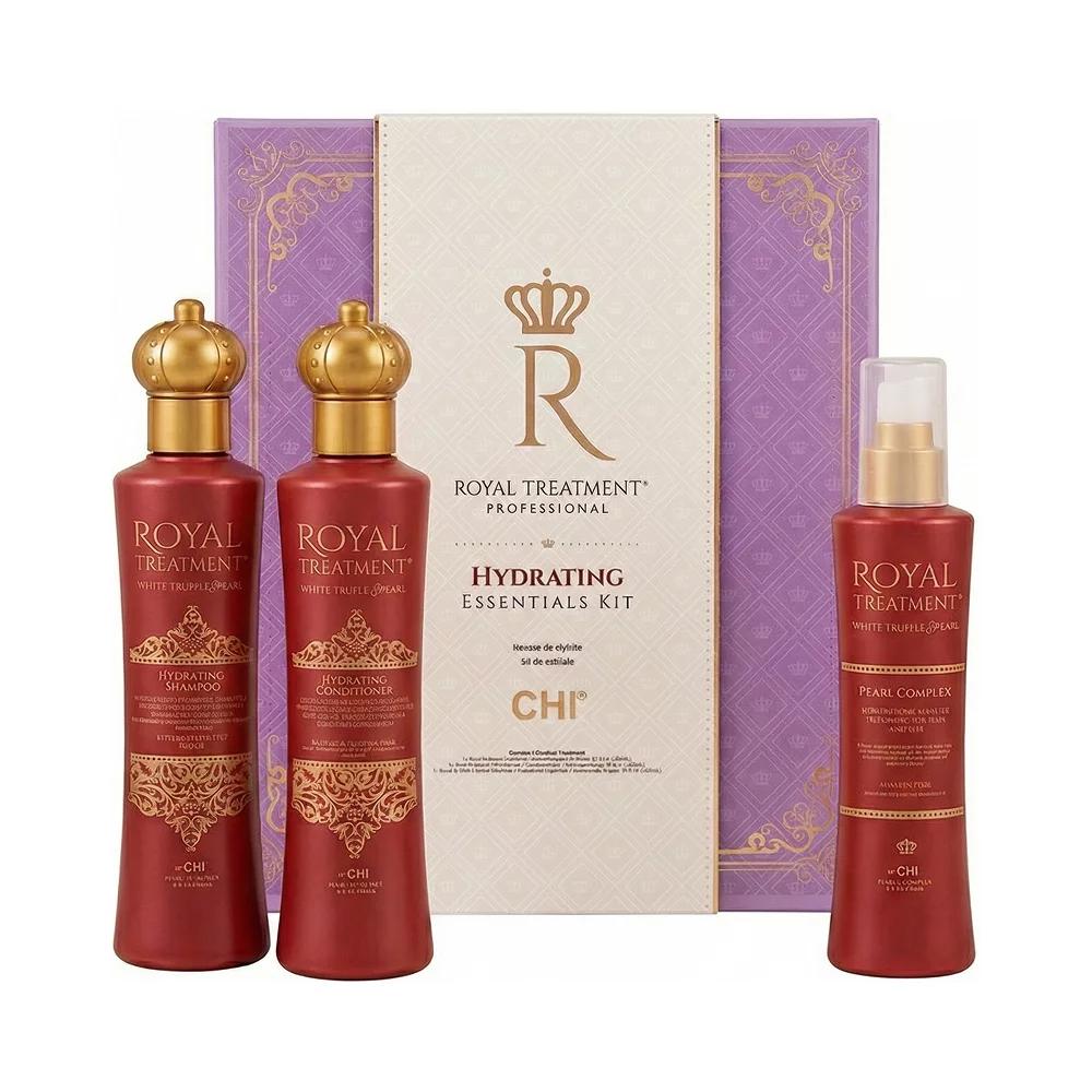 Набір для зволоження волосся Hydrating Royal Treatment CHI, (355 мл/355 мл/118 мл)