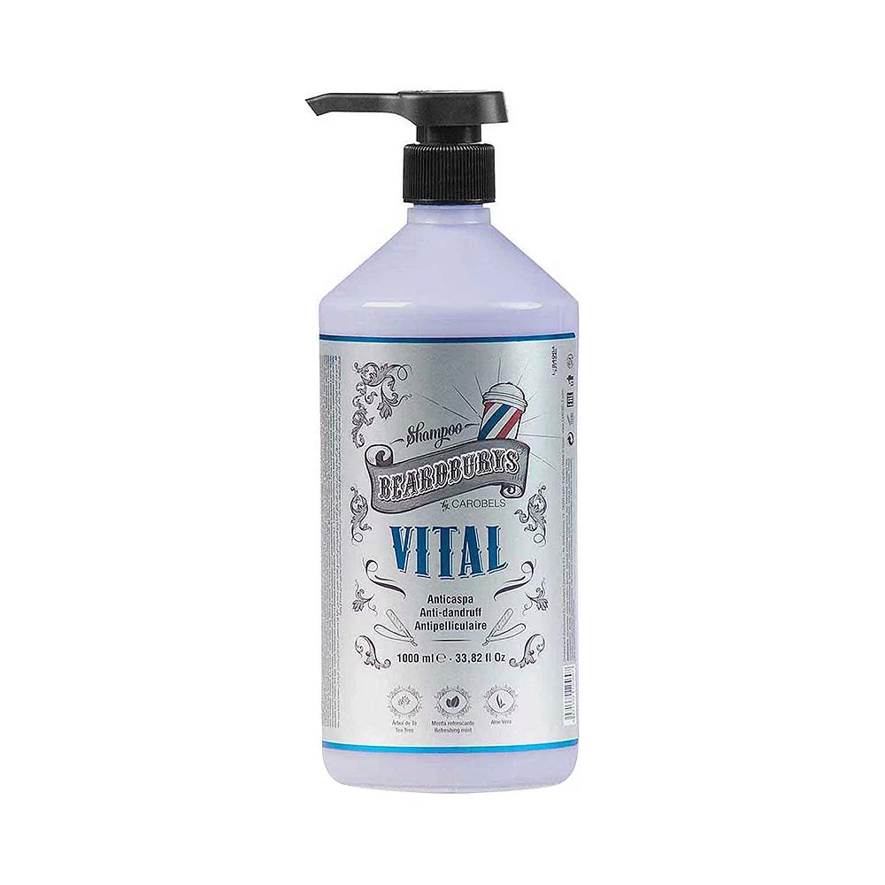 Шампунь проти лупи з ефектом пілінгу Vital Beardburys, 1000 мл