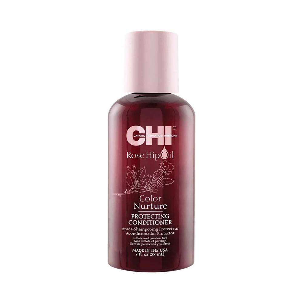 Кондиціонер для волосся на основі олії троянди та кератину CHI Rose Hip Oil Conditioner, 59 мл