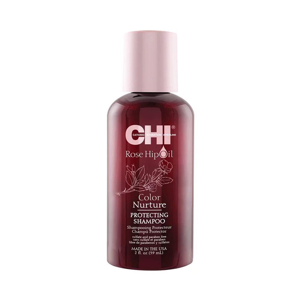 Шампунь на основі масла троянди і кератину CHI Rose Hip Oil Shampoo 59 ml