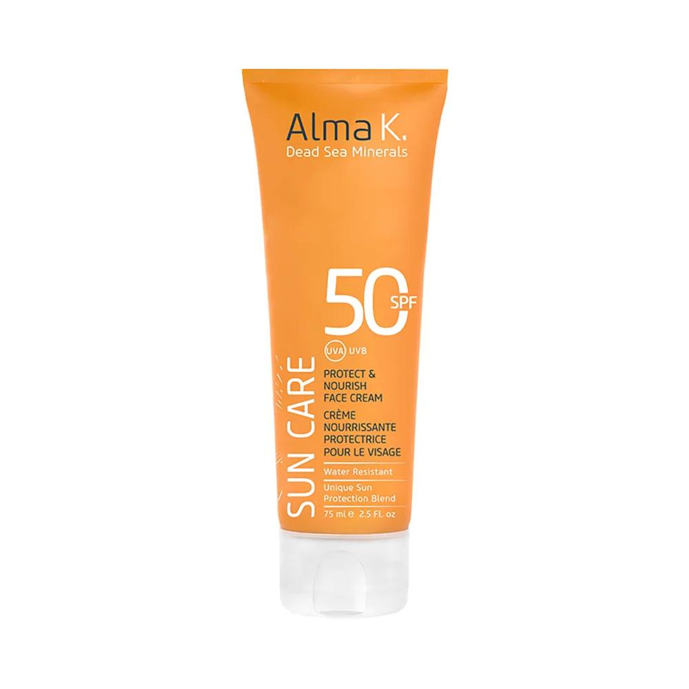 Крем сонцезахисний зволожувальний для обличчя SPF50 Alma K, 75 мл