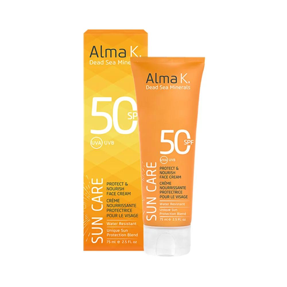 Крем сонцезахисний зволожувальний для обличчя SPF50 Alma K, 75 мл