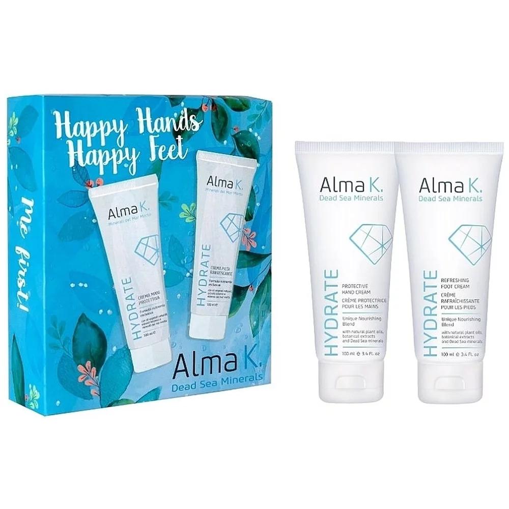 Набір для догляду за руками та ногами Happy Hands, Happy Feet Alma K, (100мл/100мл)