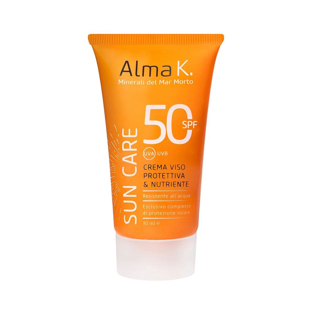 Крем сонцезахисний зволожувальний для обличчя SPF50 Alma K, 30 мл