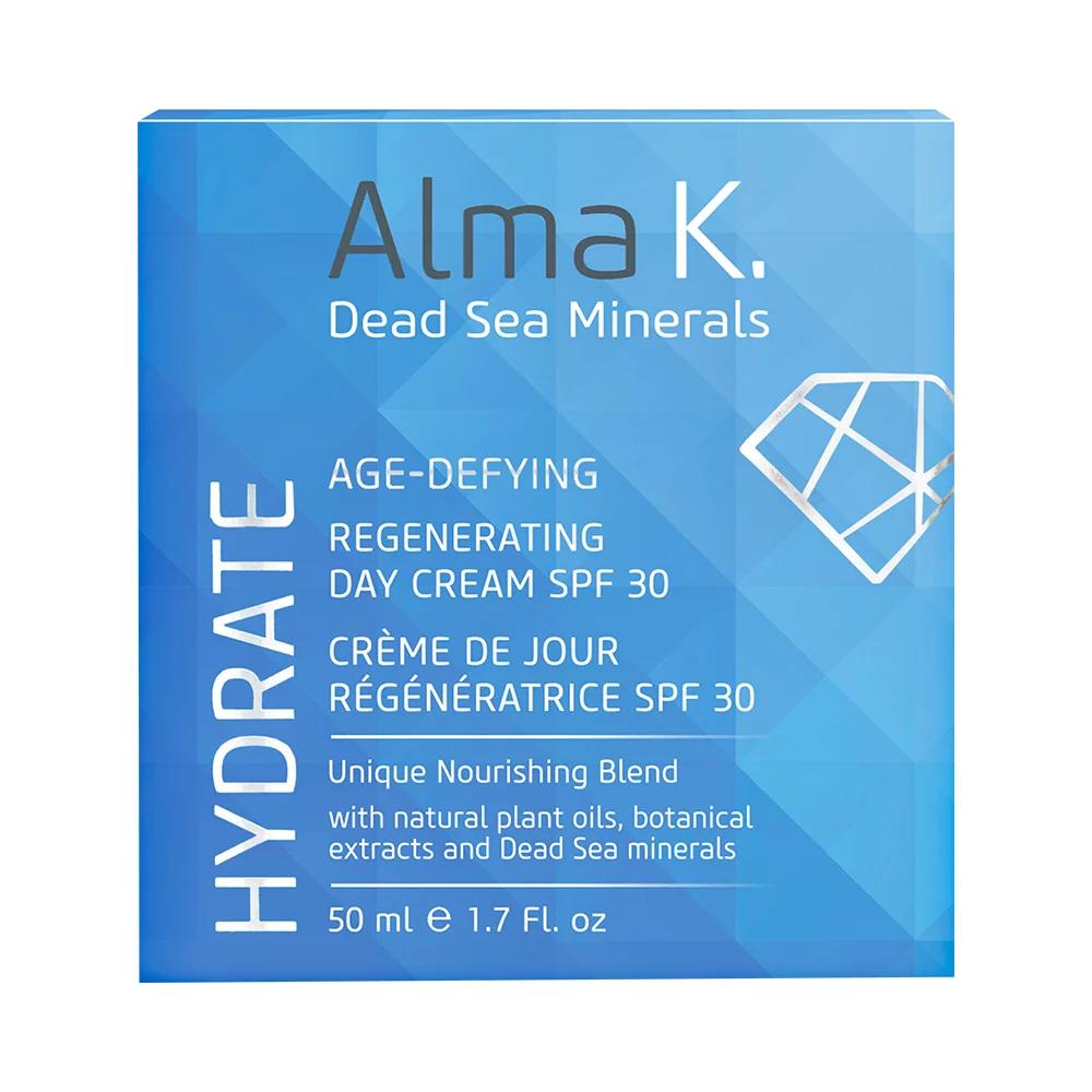 Крем денний регенерувальний антивіковий для обличчя SPF30 Alma K, 50 мл