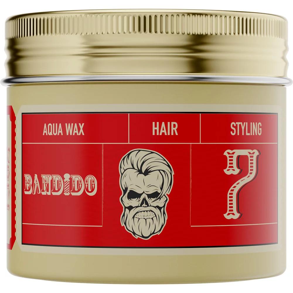 Віск для укладки волосся на водній основі сильної фіксації Aqua Wax 7 Strong Red Bandido, 125 мл