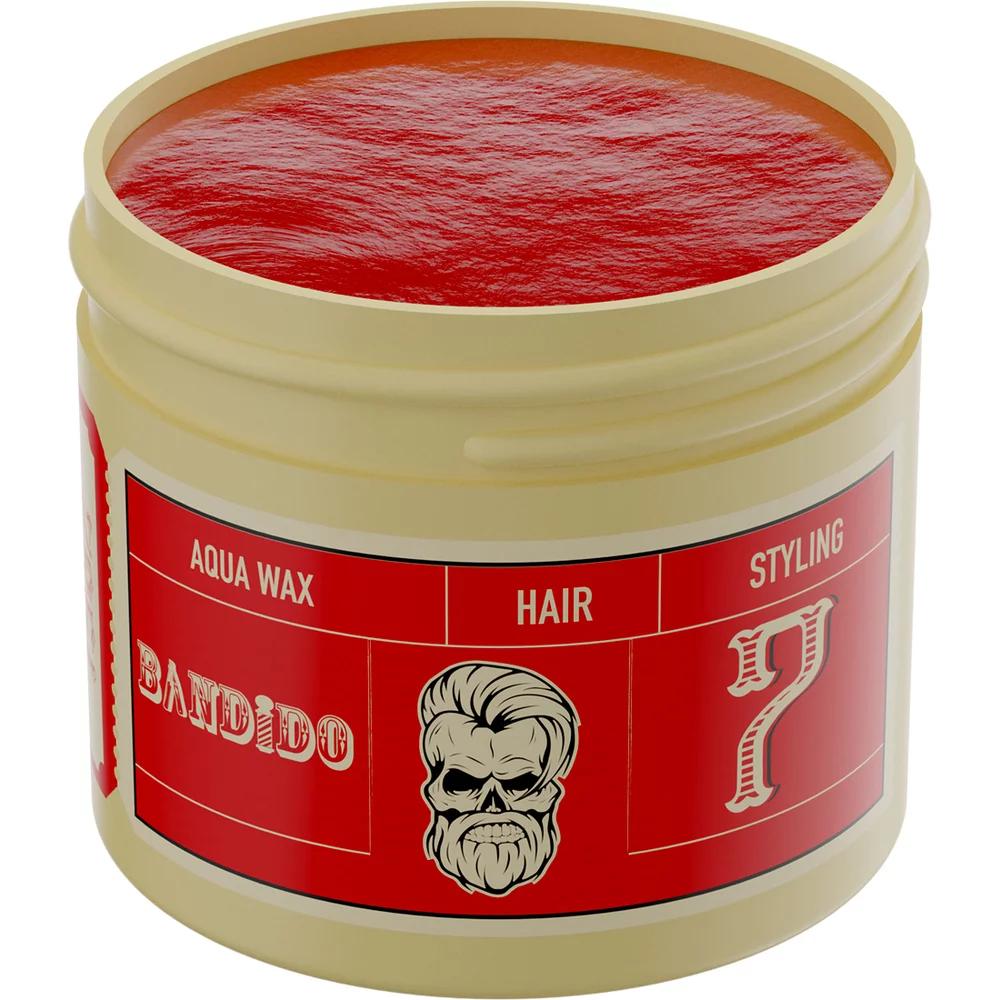 Віск для укладки волосся на водній основі сильної фіксації Aqua Wax 7 Strong Red Bandido, 125 мл