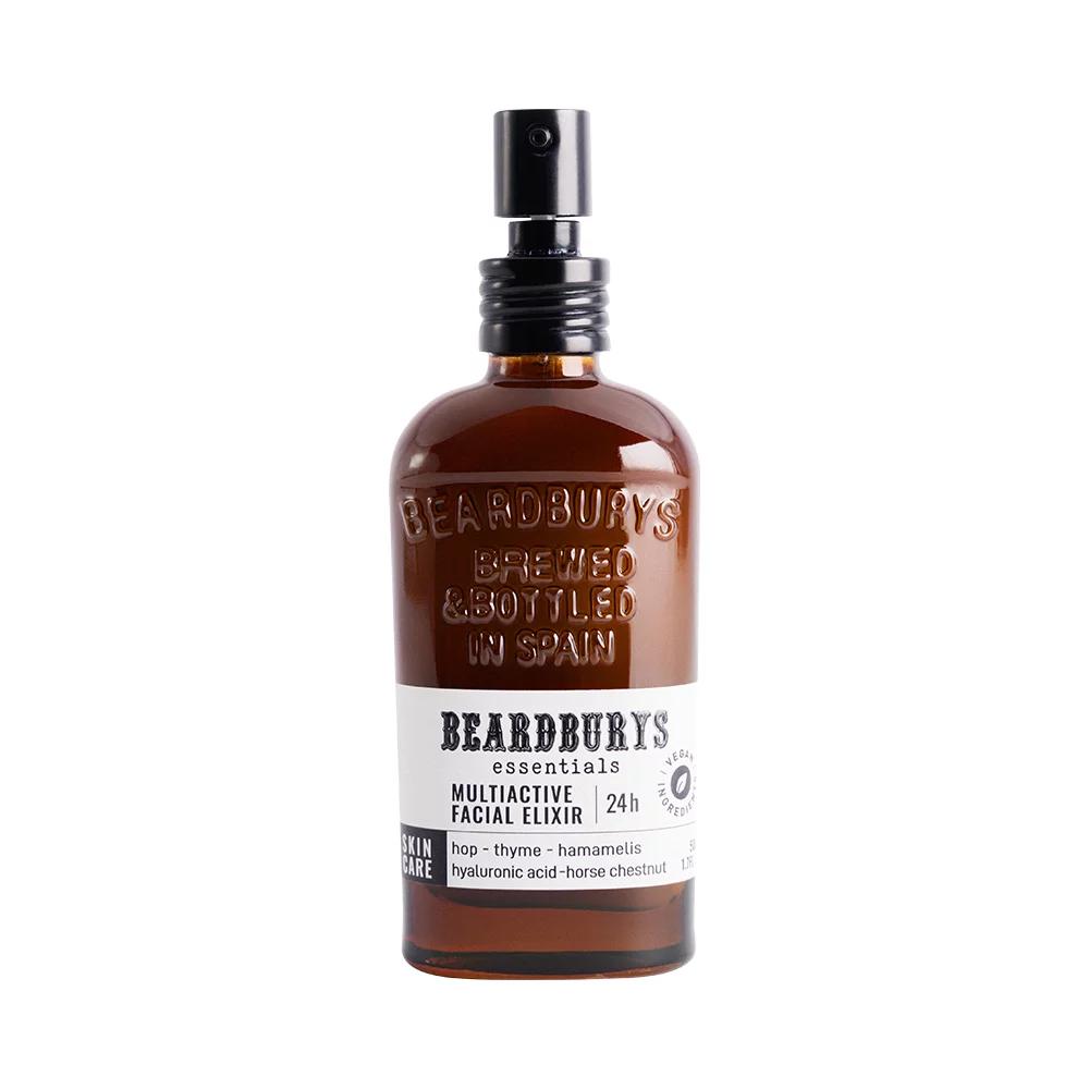 Крем-еліксир зволожувальний для обличчя Multiactive 24H Essentials Beardburys, 50 мл