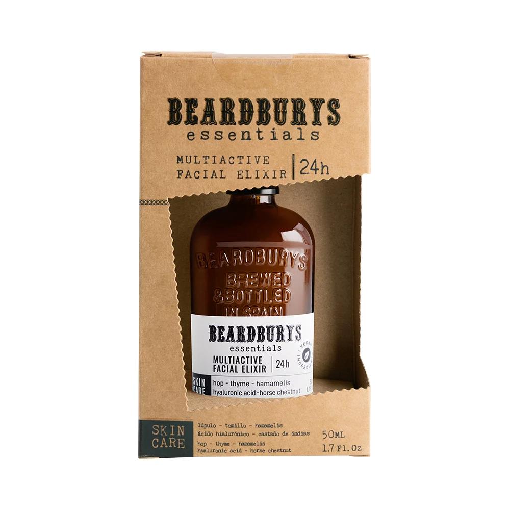 Крем-еліксир зволожувальний для обличчя Multiactive 24H Essentials Beardburys, 50 мл