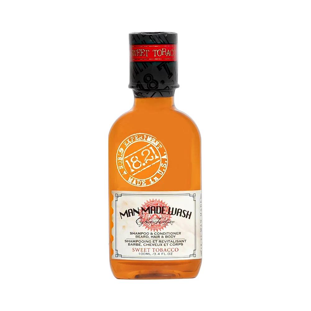 Шампунь, гель для душу і кондиціонер 3-в-1 Sweet Tobacco 18.21 Man Made, 100 мл