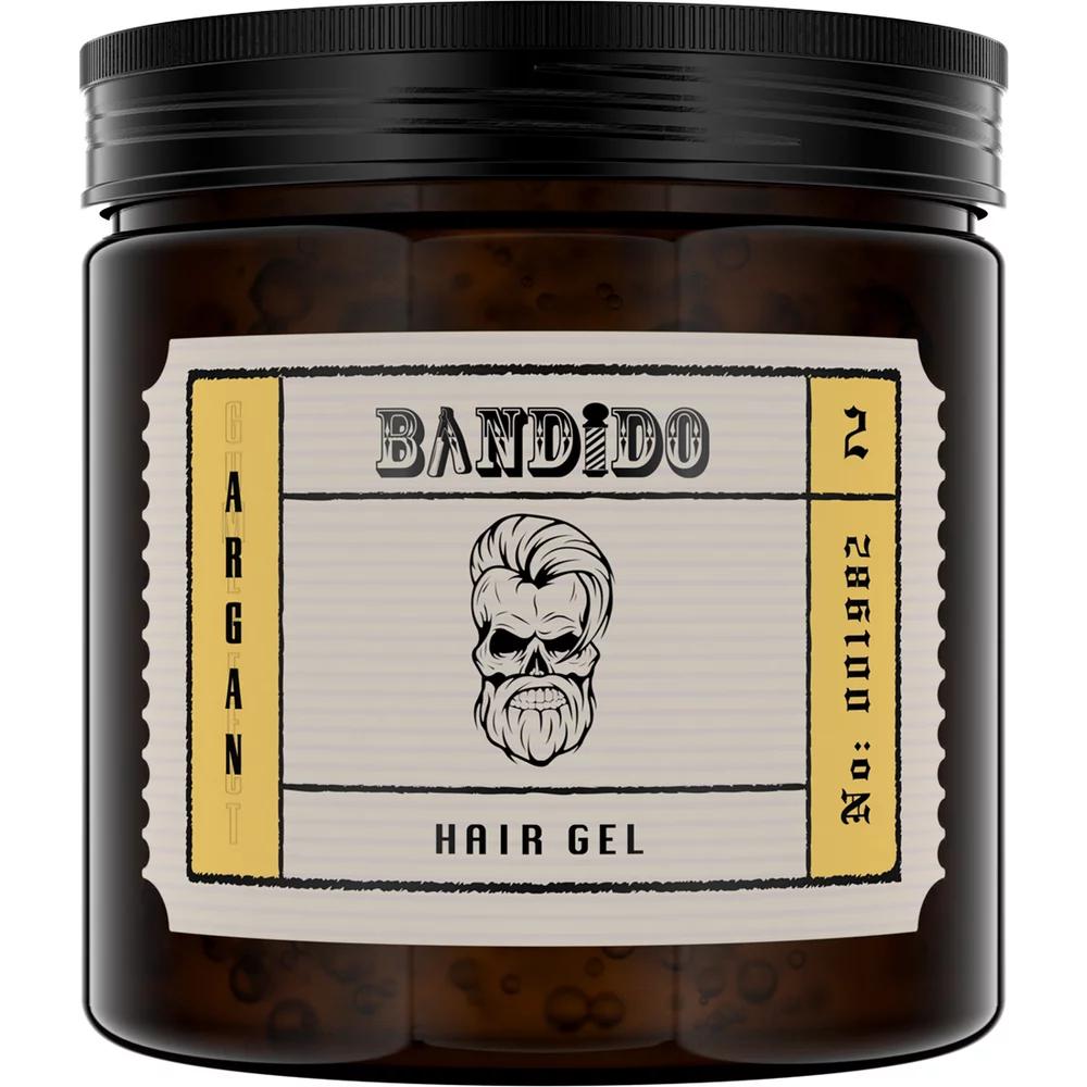 Гель для укладки волосся сильної фіксації з аргановим маслом Argan Hair Gel Bandido, 500 мл