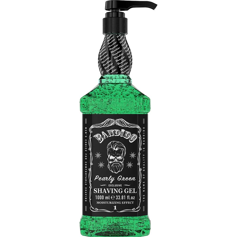 Гель для гоління Metallic Pearly Green Bandido, 1000 мл