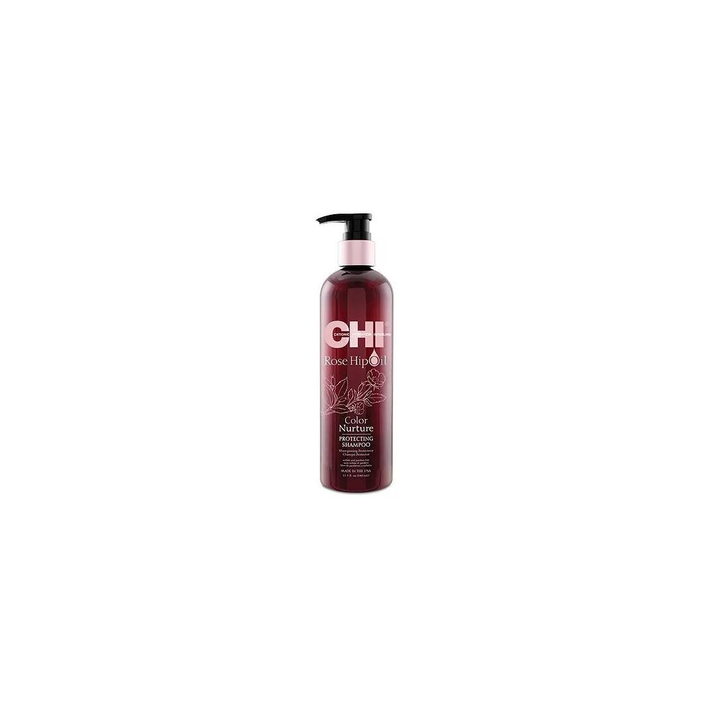Шампунь на основі олії троянди та кератину Rose Hip Oil Shampoo CHI, 355 мл