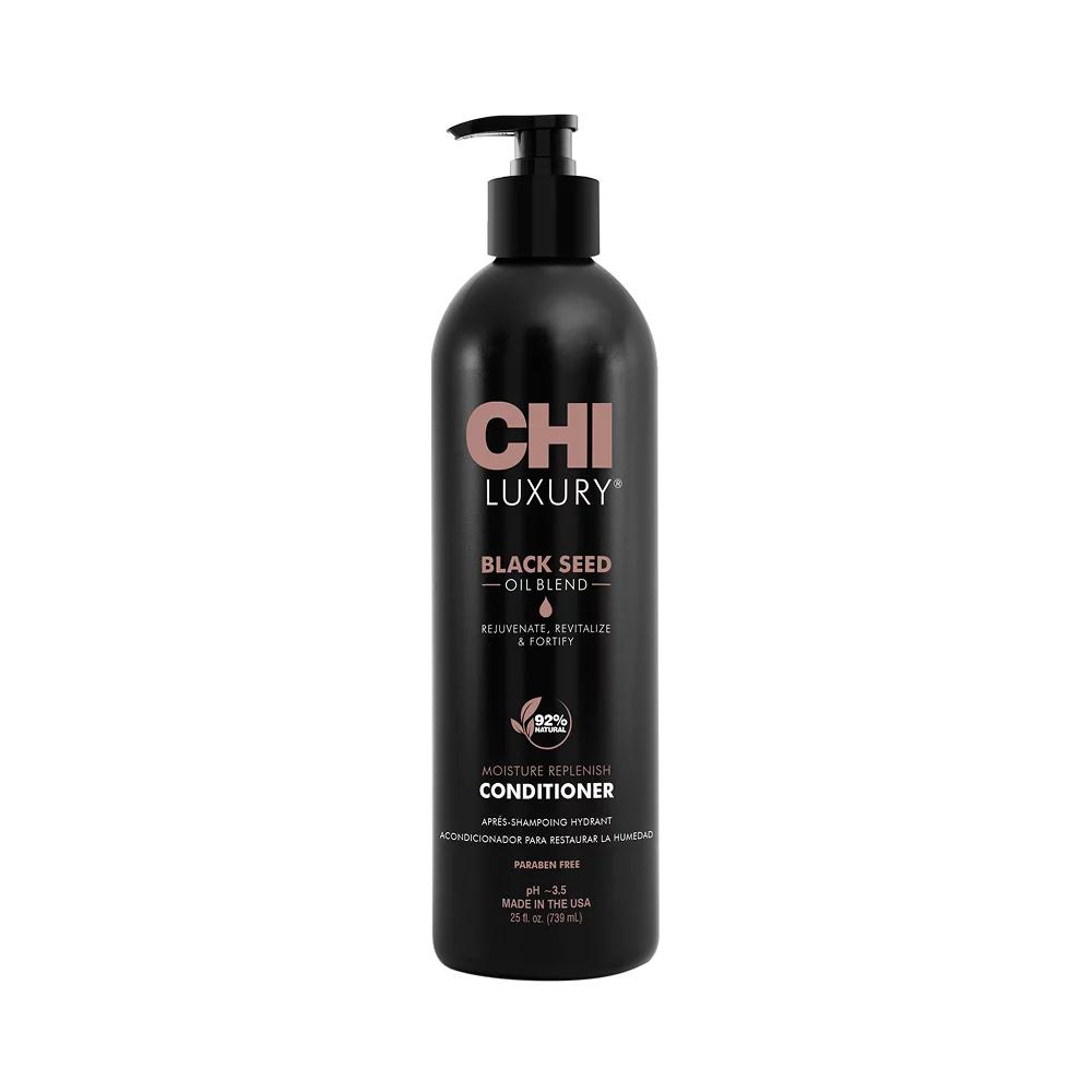 Зволожуючий кондиціонер з олією чорного кмину Luxury Black Seed Oil CHI, 739 мл