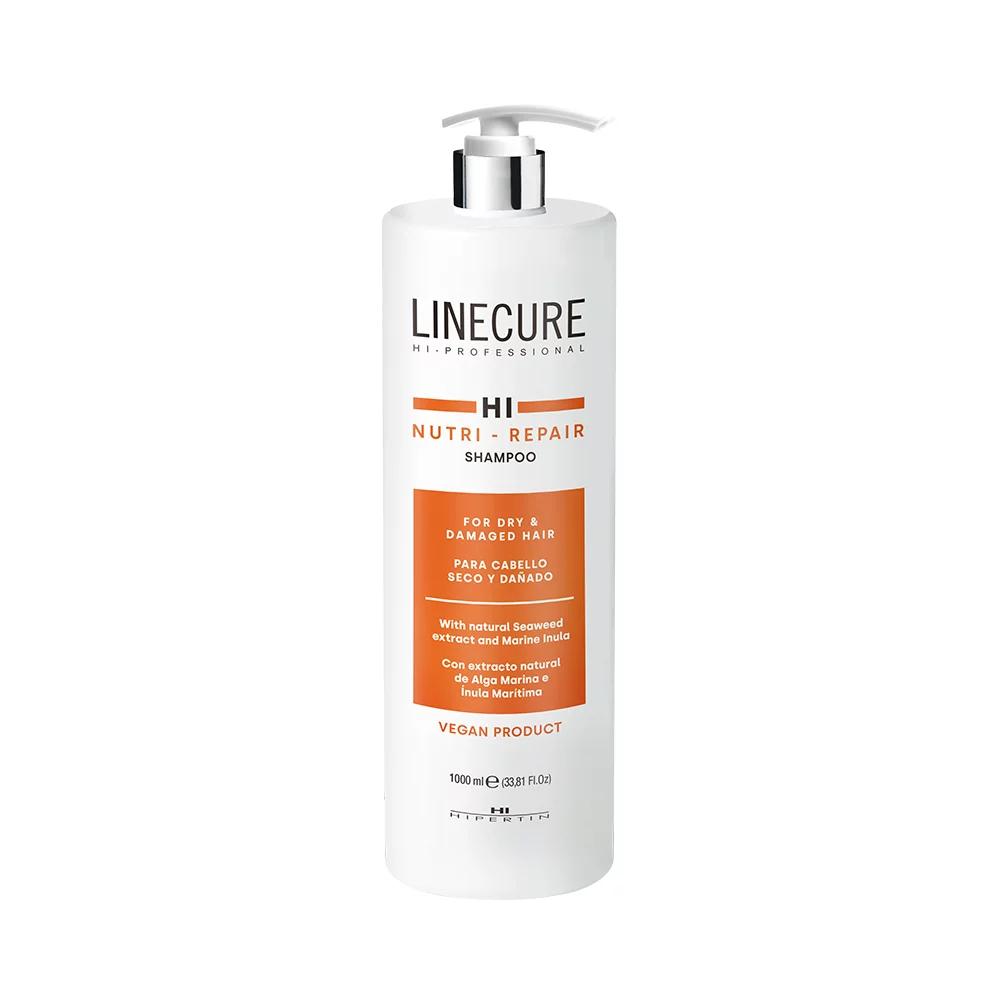 Відновлюючий шампунь для пошкодженого волосся Linecure Vegan Nutri-Repair HIPERTIN, 1000 мл