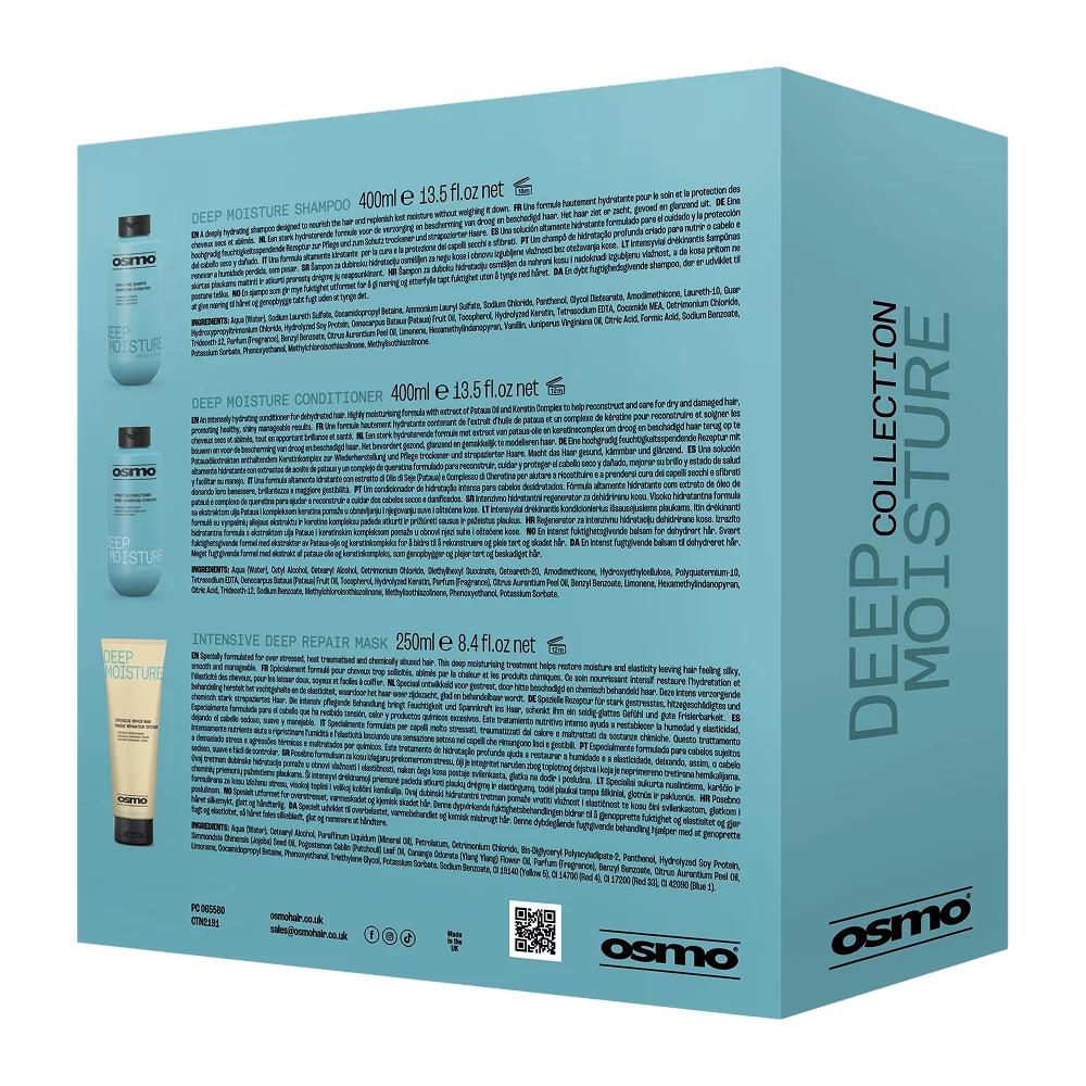 Набір для сухого волосся Deep Moisture 2025 NEW OSMO (400 мл/400 мл/250 мл)
