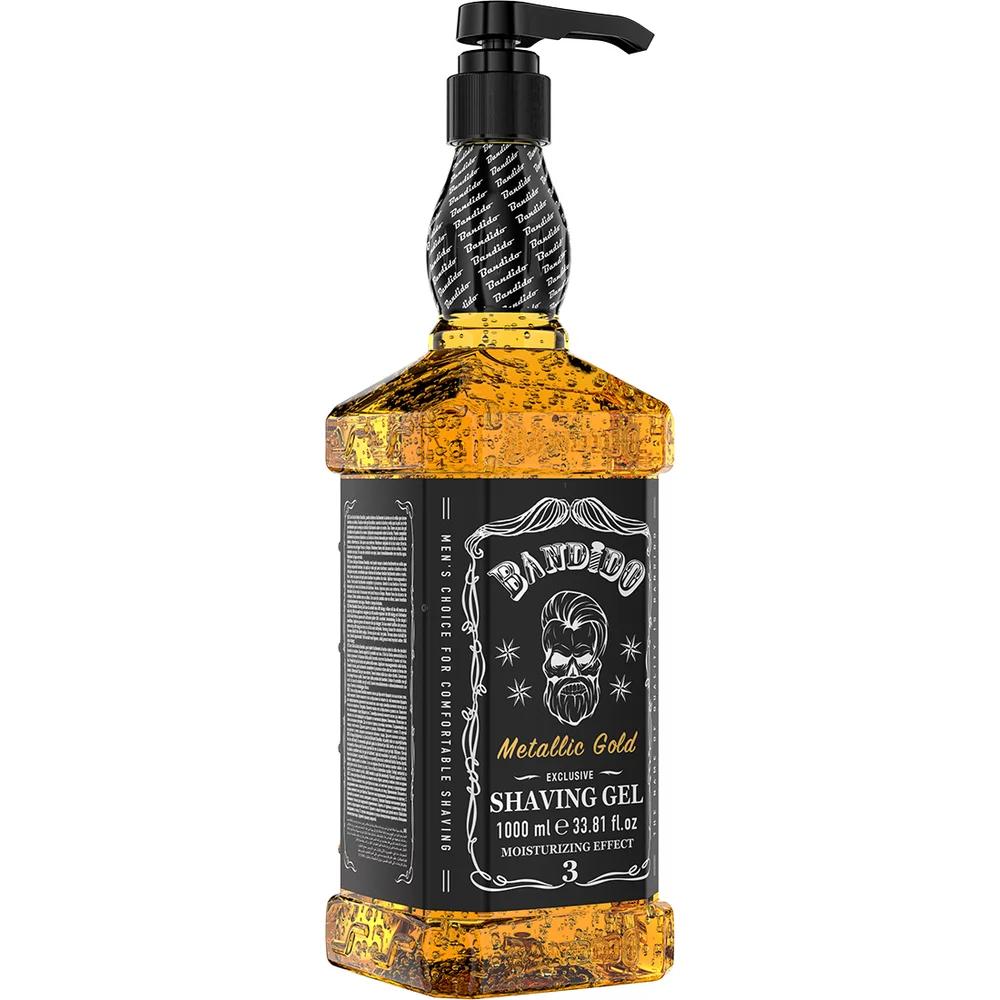 Гель для гоління Metallic Pearly Gold Bandido, 1000 мл