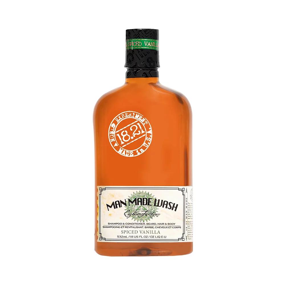 Шампунь, гель для душу і кондиціонер 3-в-1 Spiced Vanilla 18.21 Man Made, 532 мл