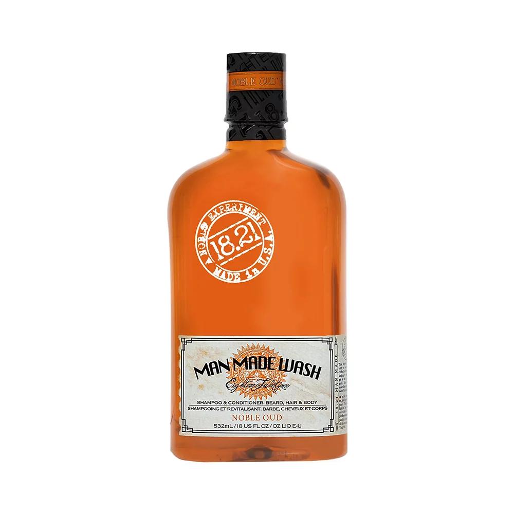 Шампунь, гель для душу і кондиціонер 3-в-1 Noble Oud 18.21 Man Made, 532 мл