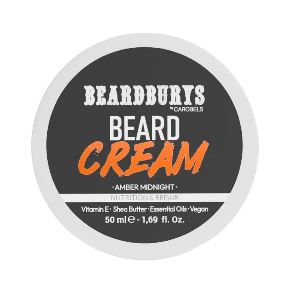Крем поживний та відновлювальний для бороди Amber Midnight Beardburys, 50 мл