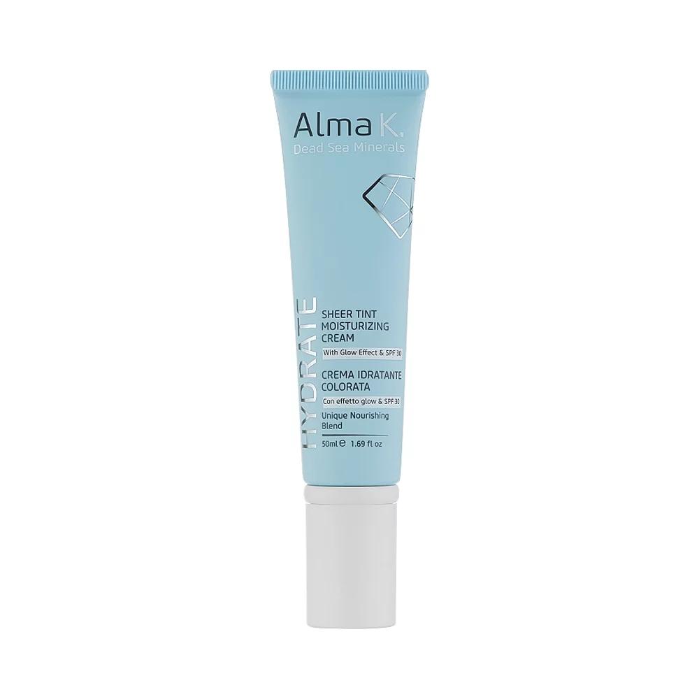 Крем-тінт зволожуючий для обличчя з ефектом сяйва SPF30 Alma K, 50 мл