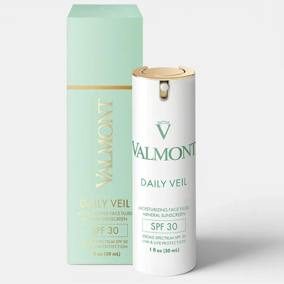 Мінеральний захисний флюїд для обличчя Valmont Daily Veil SPF 30, 30 мл