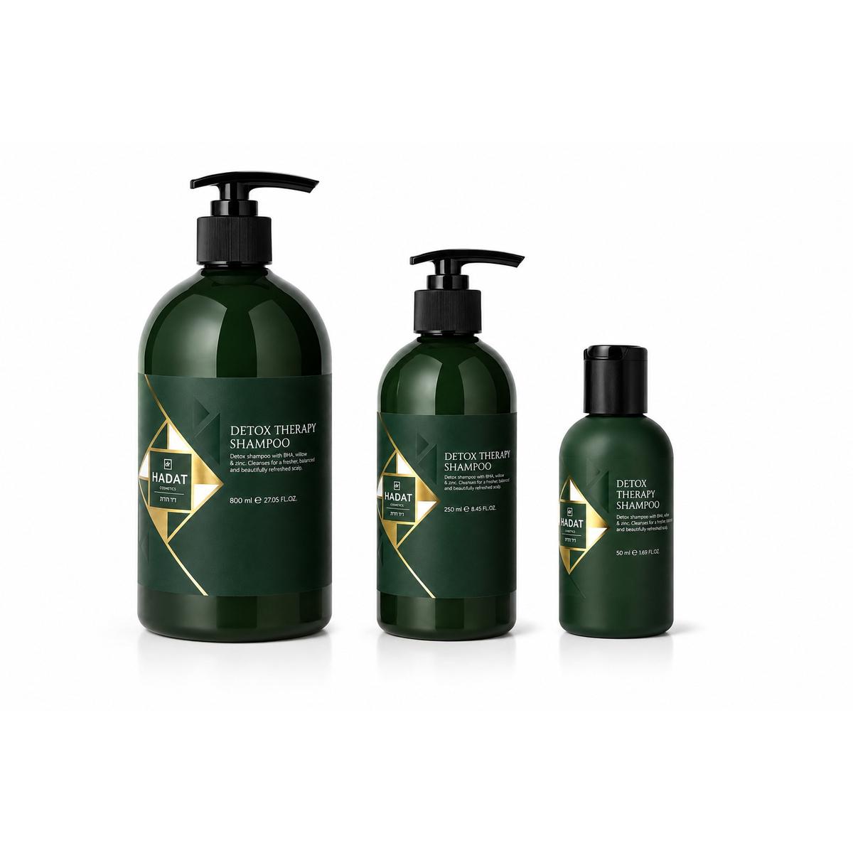 Шампунь для глибокого детоксу та терапії шкіри голови Hadat Cosmetics Detox Therapy Shampoo, 50 мл