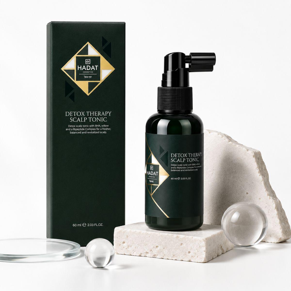 Тонік для щоденного балансу та свіжості шкіри голови Hadat Detox Therapy Scalp Tonic, 60 мл