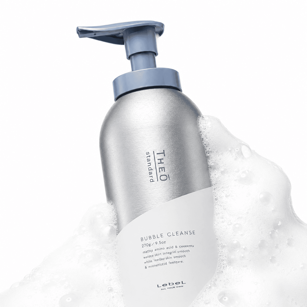 Очищувальна піна для шкіри голови та волосся Lebel Theo Bubble Cleanse, 270 мл