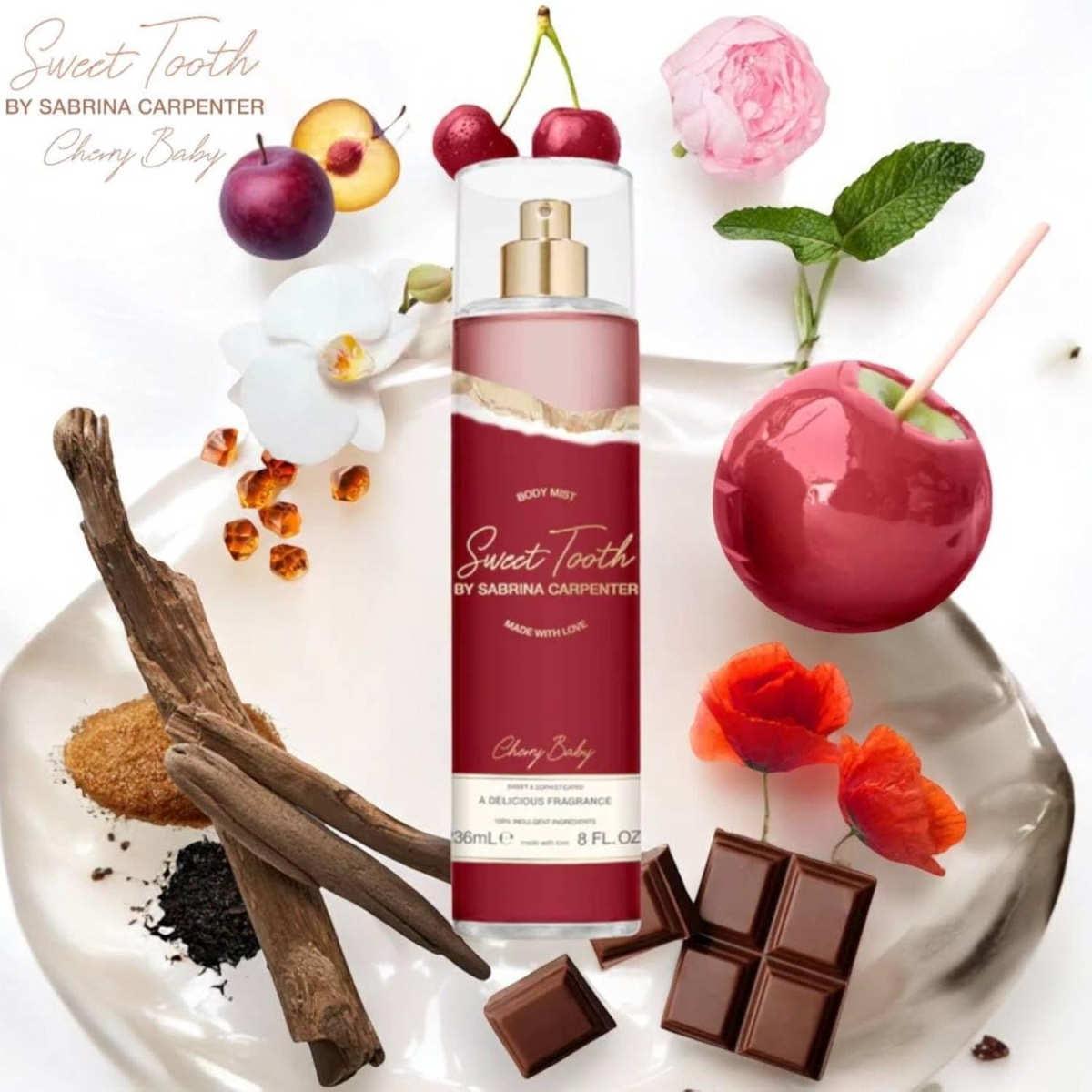 Sabrina Carpenter Cherry Baby Body Spray Парфумований спрей для тіла, 236 мл