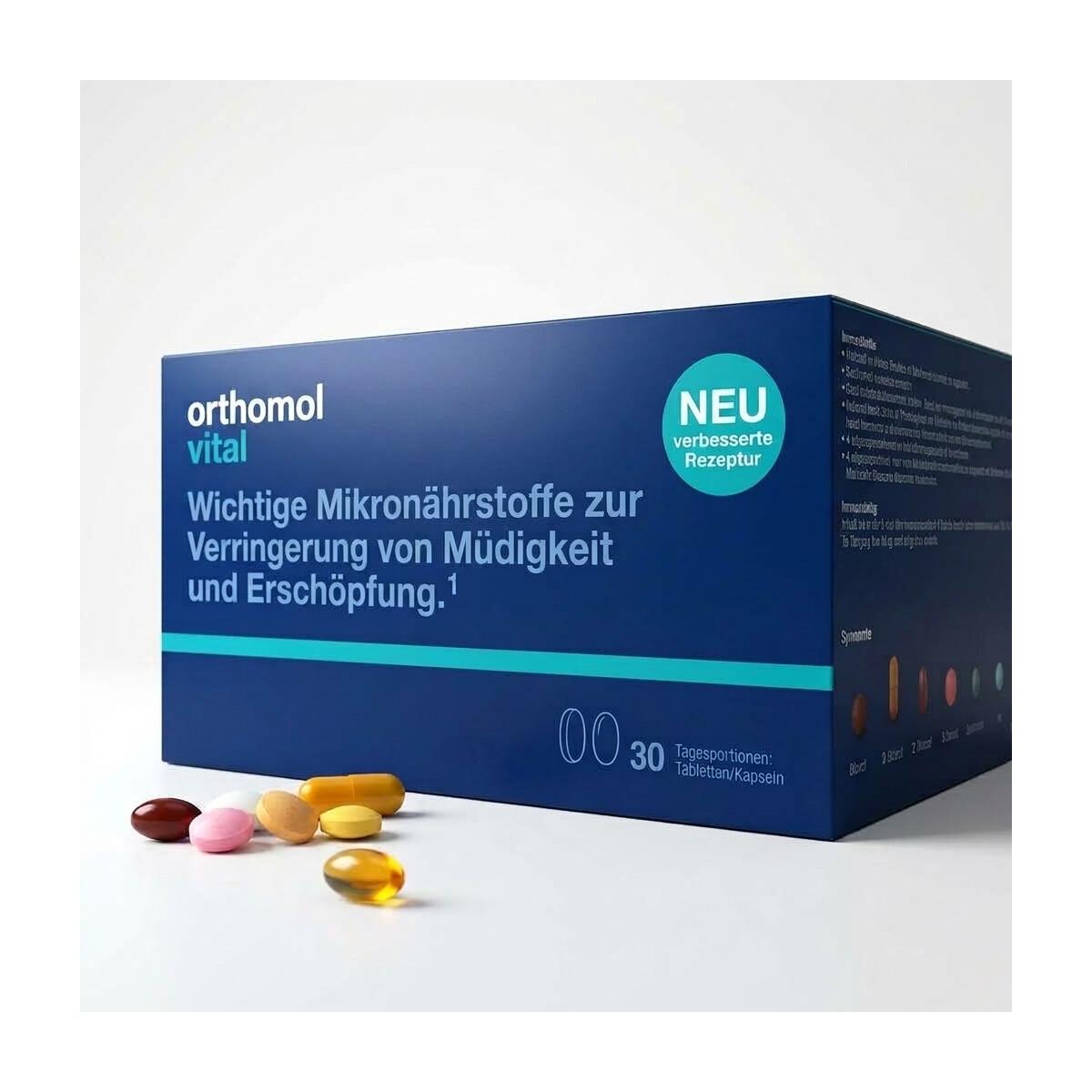 ВІтаміни Orthomol Vital (капсули), 30 днів