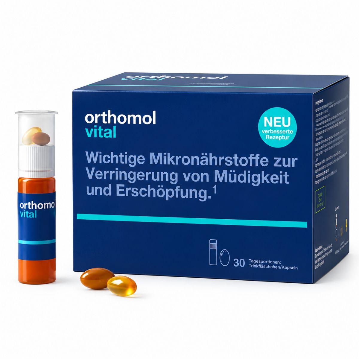 Orthomol Vital (питна суспензія-капсули), 7 днів