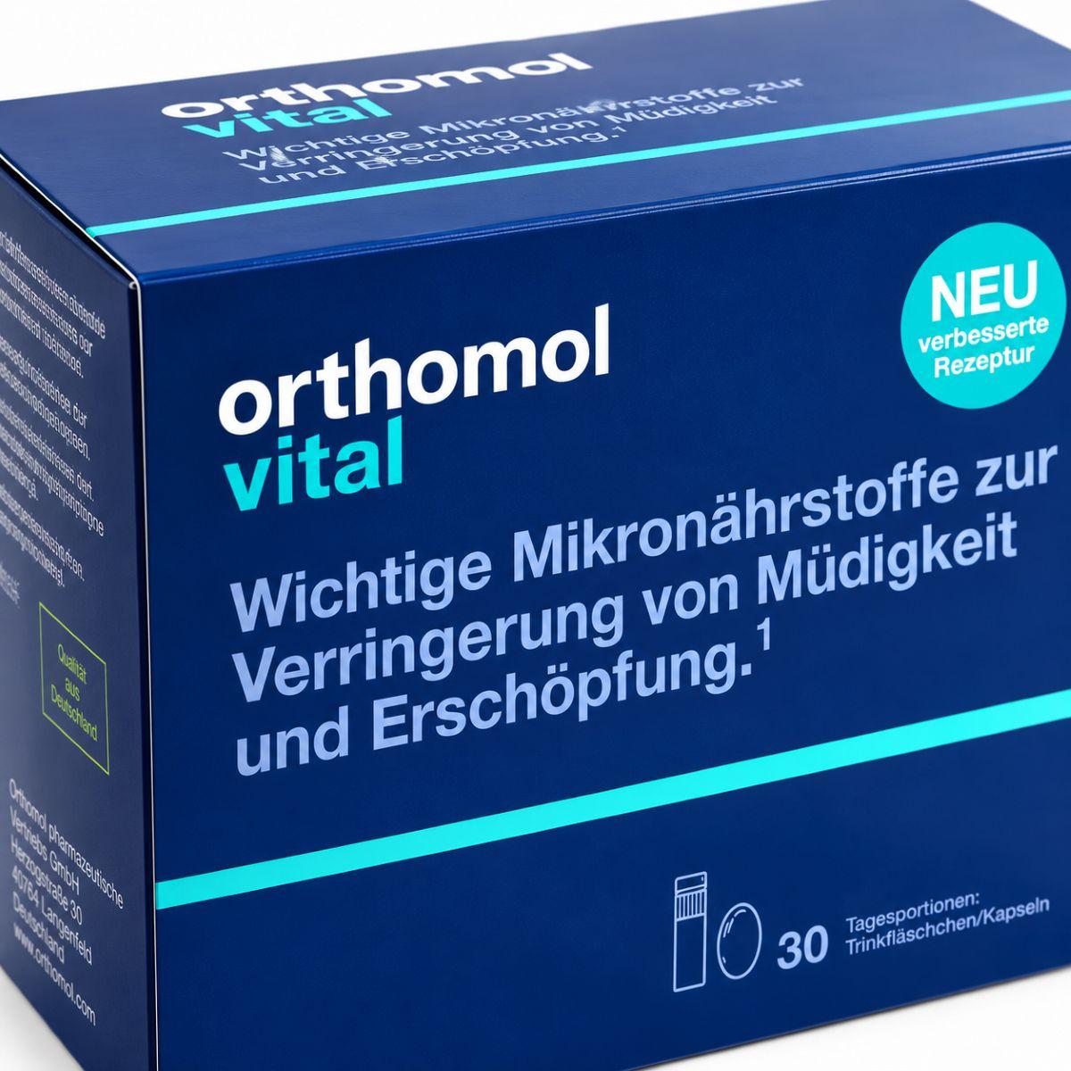 Orthomol Vital (питна суспензія-капсули), 7 днів